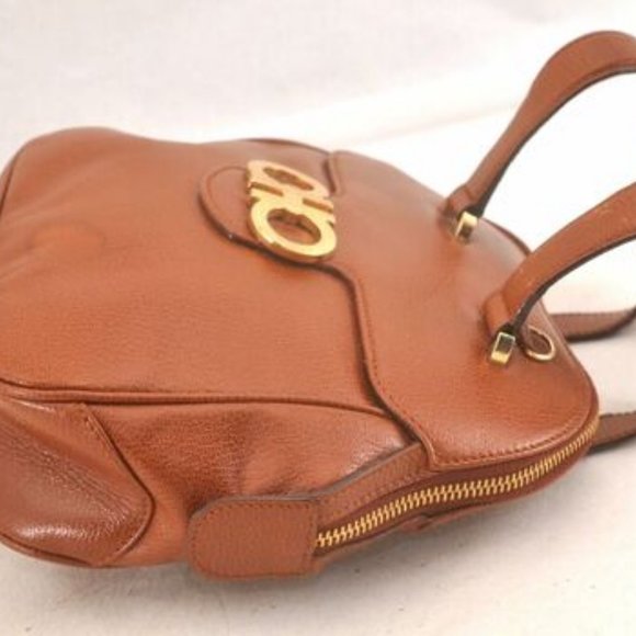 Ferragamo Gancini Leather Shoulder Hand Bag 2Way - Picture 4 of 10